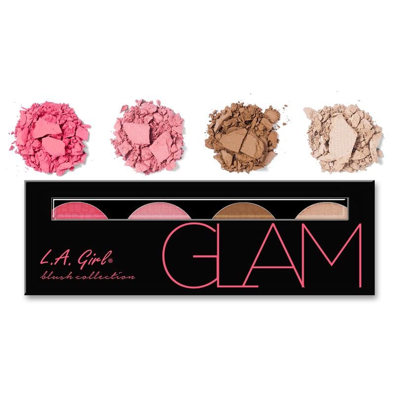 Lagirlcolors BEAUTY BRICK BLUSH COLLECTION GLAM LA Girl Beauty Brick Blush Collection