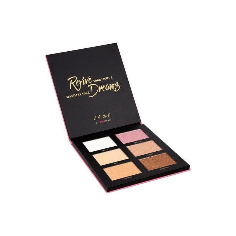 Lagirlcolors Eyeshadow Palette LA Girl Reverie Holiday Collection – 6 Color Highlighter Palette