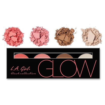 Lagirlcolors BEAUTY BRICK BLUSH COLLECTION GLOW LA Girl Beauty Brick Blush Collection