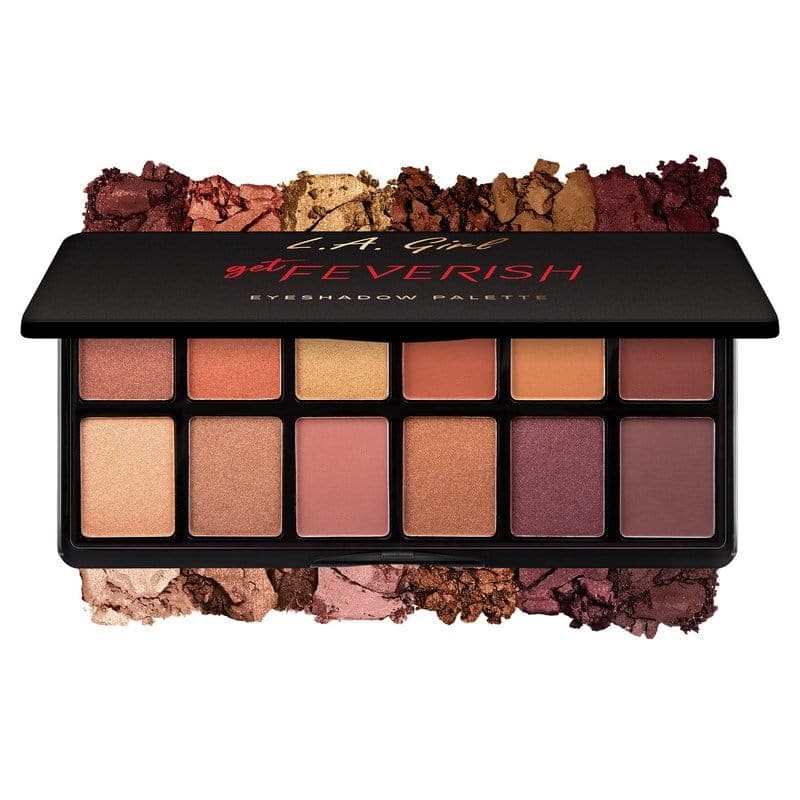 Lagirlcolors Eyeshadow Palette Get Feverish LA Girl Fanatic Eyeshadow Palette