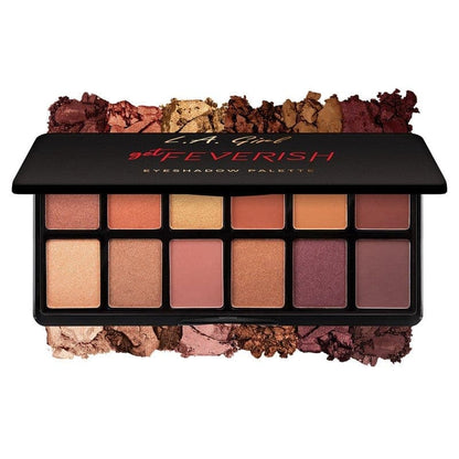Lagirlcolors Eyeshadow Palette Get Feverish LA Girl Fanatic Eyeshadow Palette