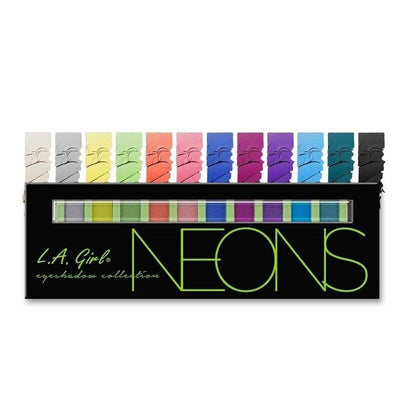 Lagirlcolors Eyeshadow Palette Neons LA Girl Beauty Brick Eyeshadow Collection