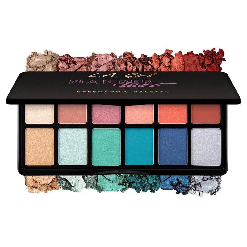 Lagirlcolors Eyeshadow Palette Wanderlust LA Girl Fanatic Eyeshadow Palette