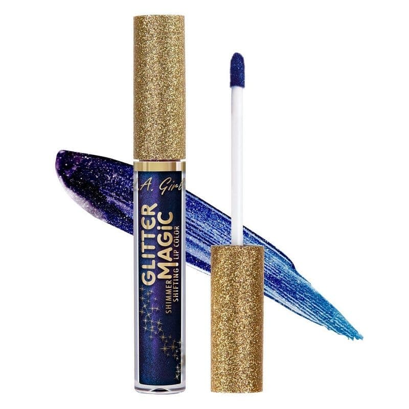 Lagirlcolors Glitter Magic Shimmer Starry Night LA Girl Glitter Magic Shimmer Shifting Lip Color