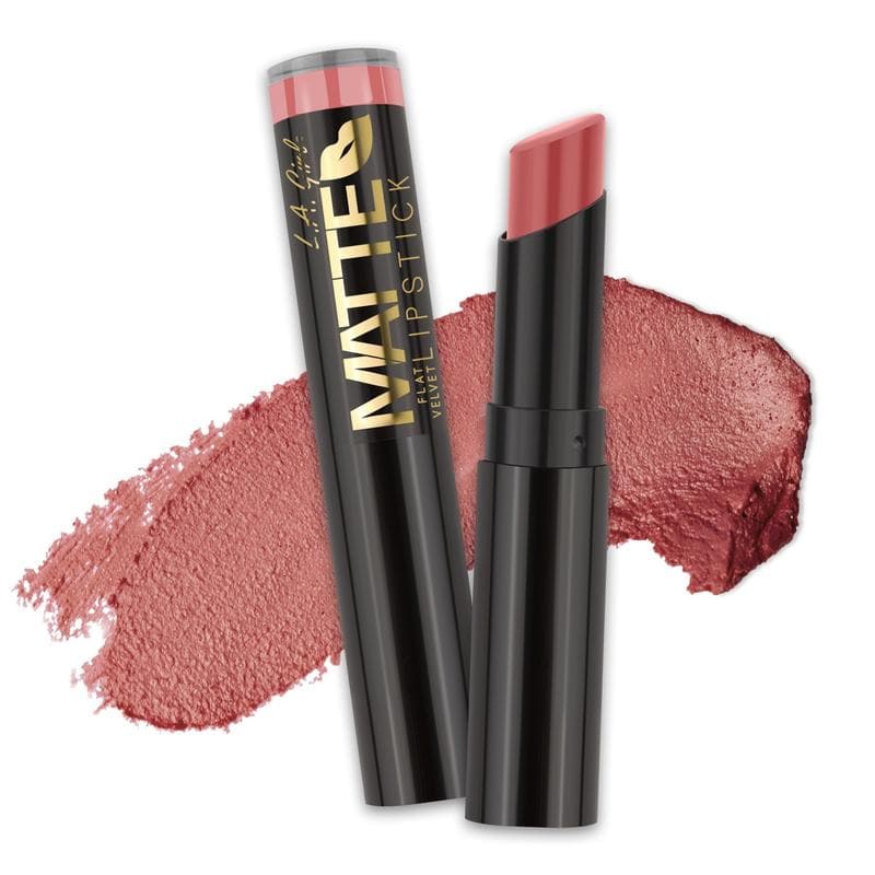 Lagirlcolors Matte Flat Velvet Lipstick Hush LA Girl Matte Flat Velvet Lipstick